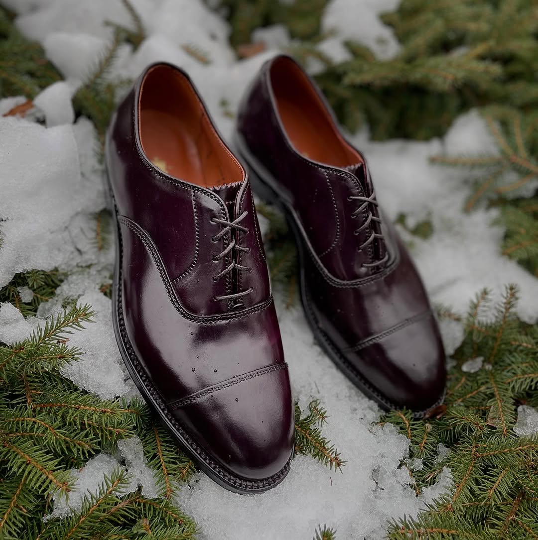 9070 - Straight Tip Bal in Color 8 Shell Cordovan – ALDEN SHOES