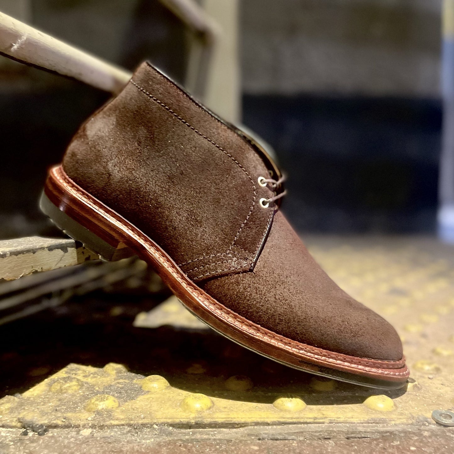 D1717C - Catskills Chukka Boot in Tobacco Reverse Chamois (Deposit)