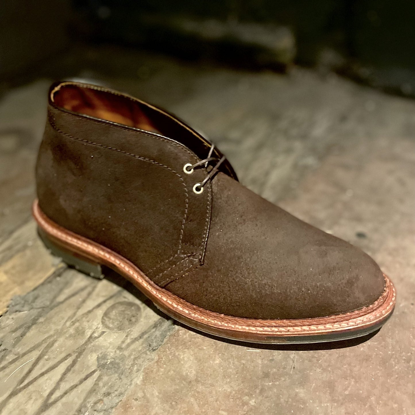D1717C - Catskills Chukka Boot in Tobacco Reverse Chamois (Deposit)