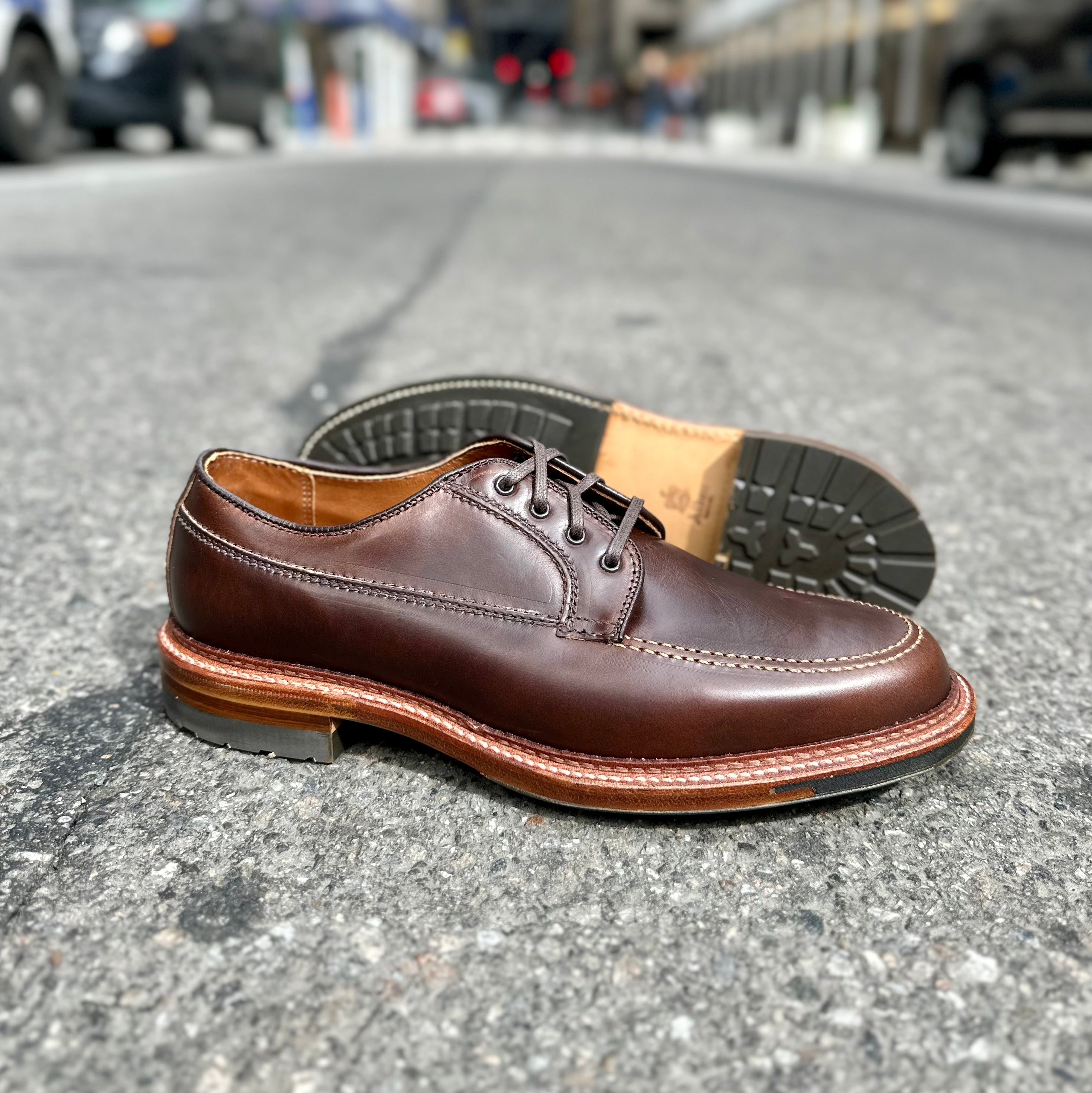 D3616C - Ranger Mocc in Brown CXL – ALDEN SHOES D3616C - Ranger Mocc in Brown CXL – ALDEN SHOES