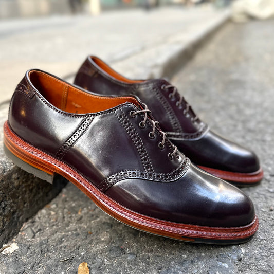 D2305C - Saddle Oxford in Color 8 Shell Cordovan