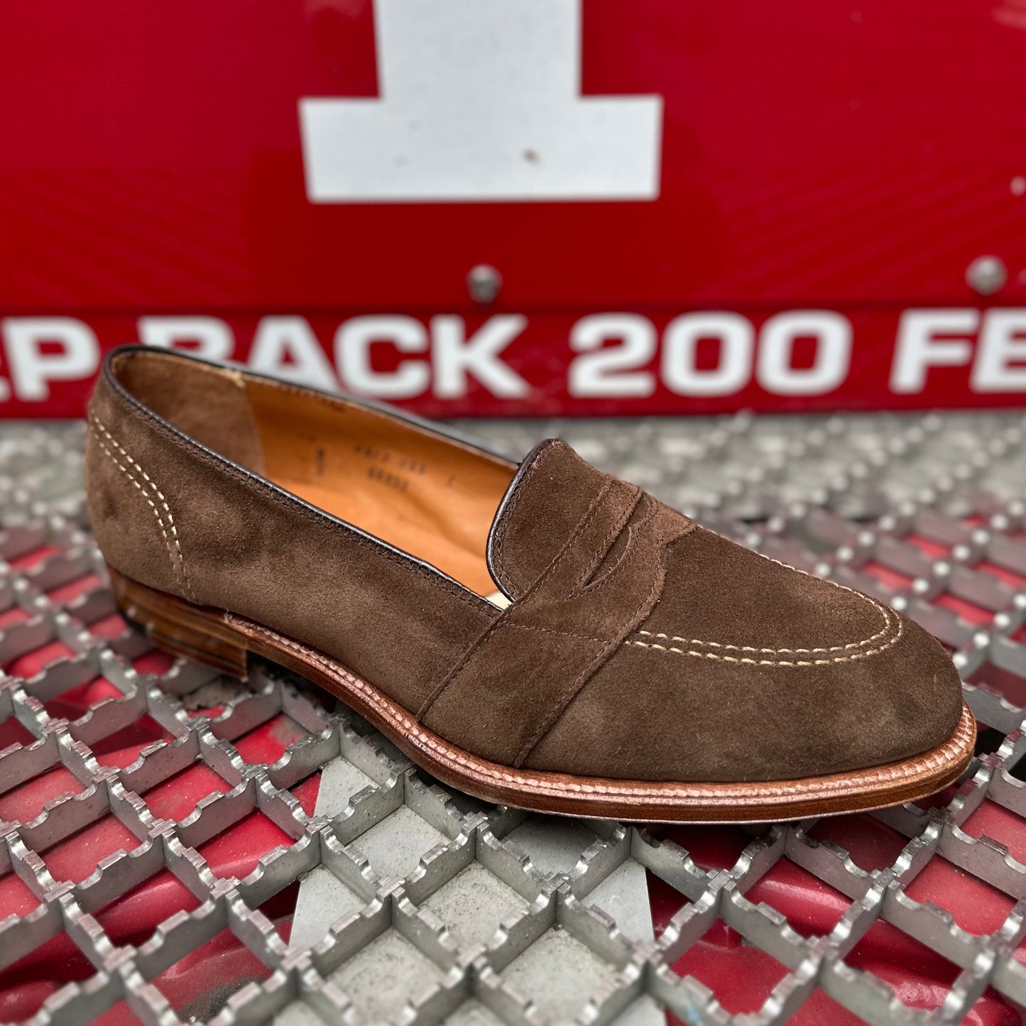 68333 - Full Strap Loafer in Humus Suede