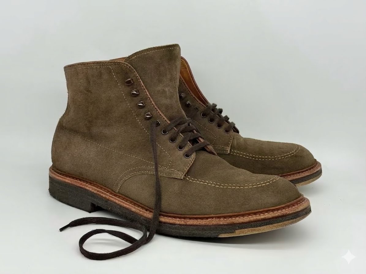 D6966H - Clay Suede Indy Boot – ALDEN SHOES