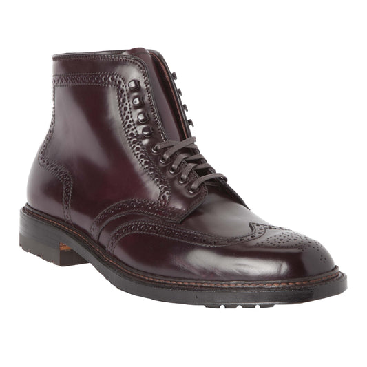 4461HC - Wing Tip Boot in Color 8 Shell Cordovan