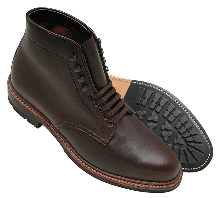 Plain Toe Boot in Brown Rusticalf