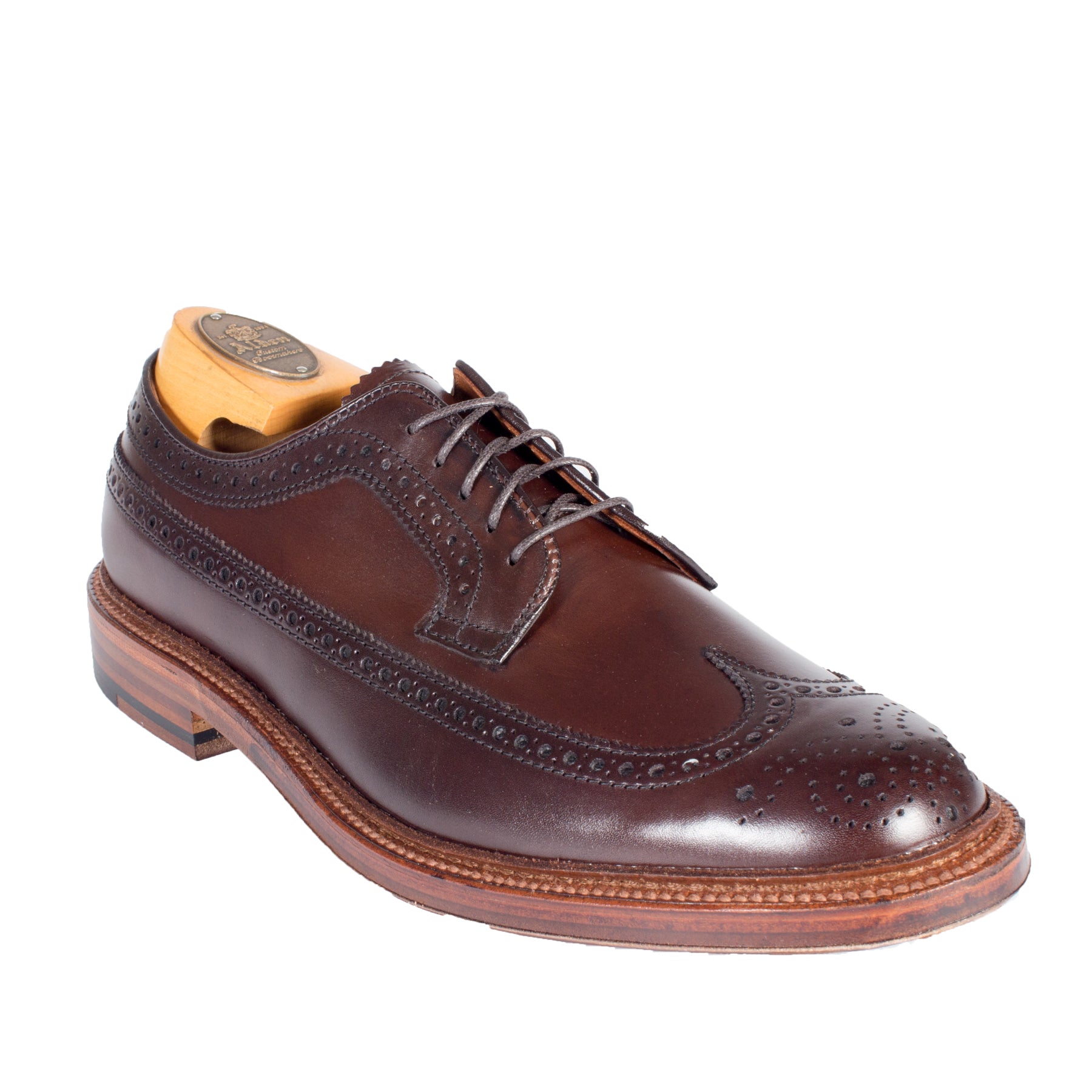 976 - Long Wing Blucher in Brown Calfskin