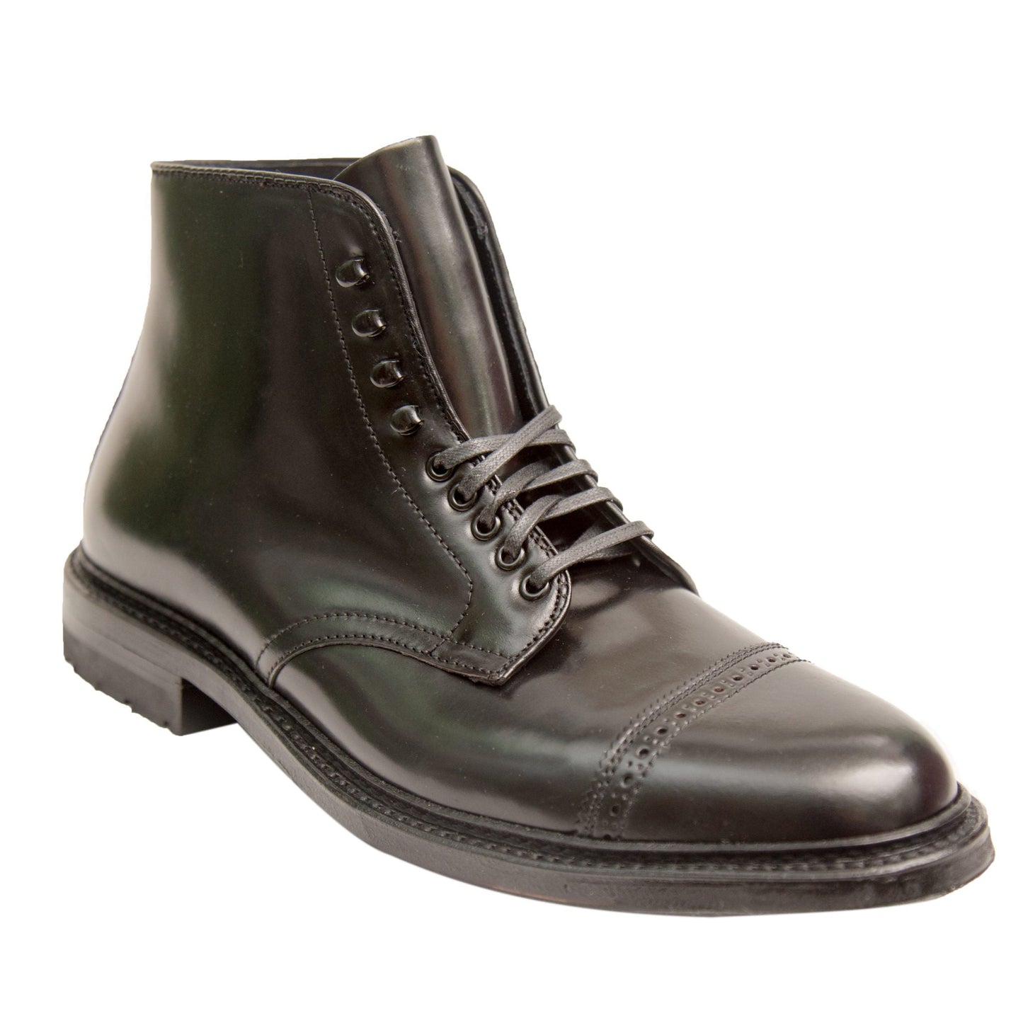 D7843C - Jumper Boot in Black Shell Cordovan