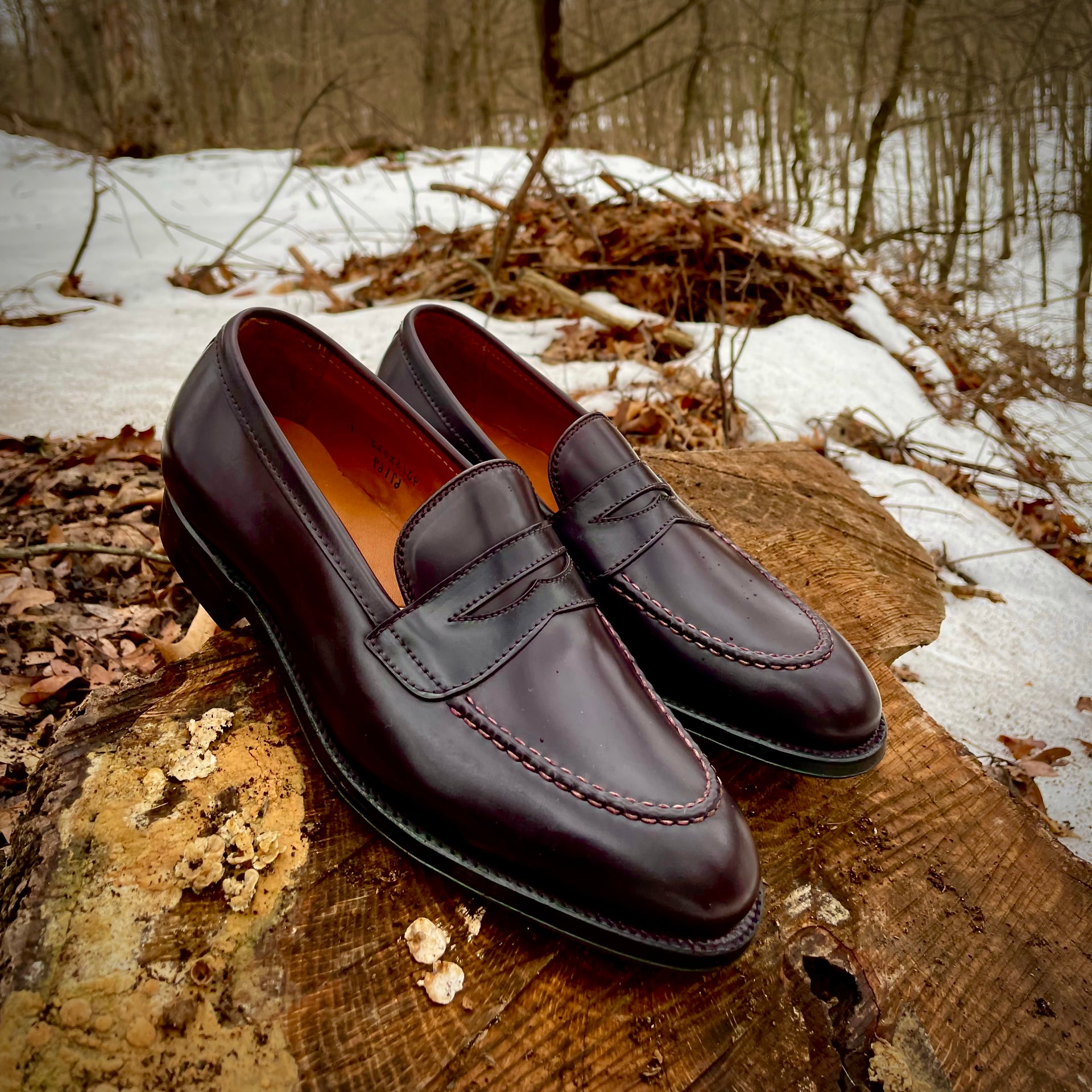 67169 - High Vamp Loafer in Color 8 Shell – ALDEN SHOES