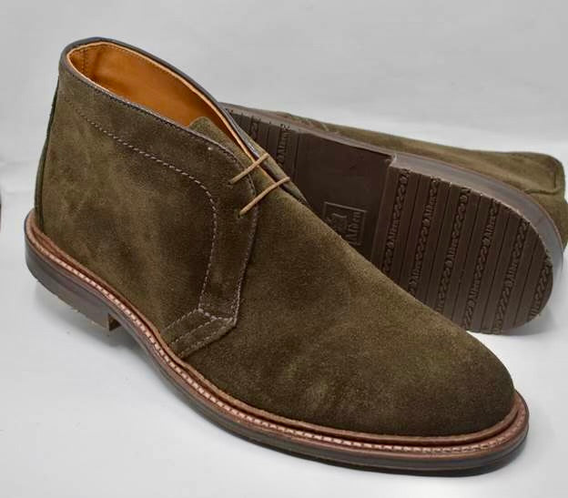 D1712L - Loden Suede Chukka with Leisure 2 Sole (deposit)