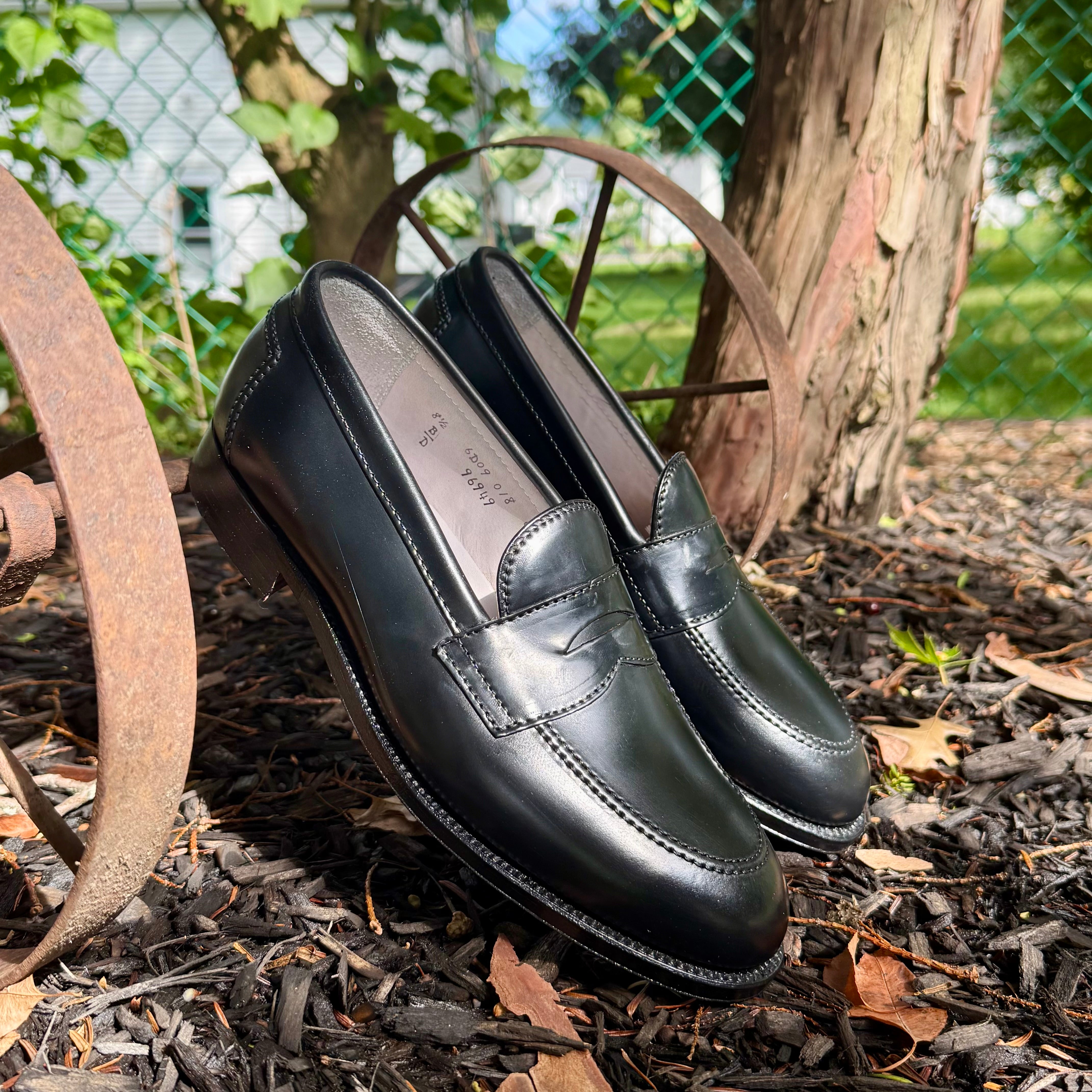 96949 - Copley Penny Loafer in Black Shell Cordovan – ALDEN SHOES