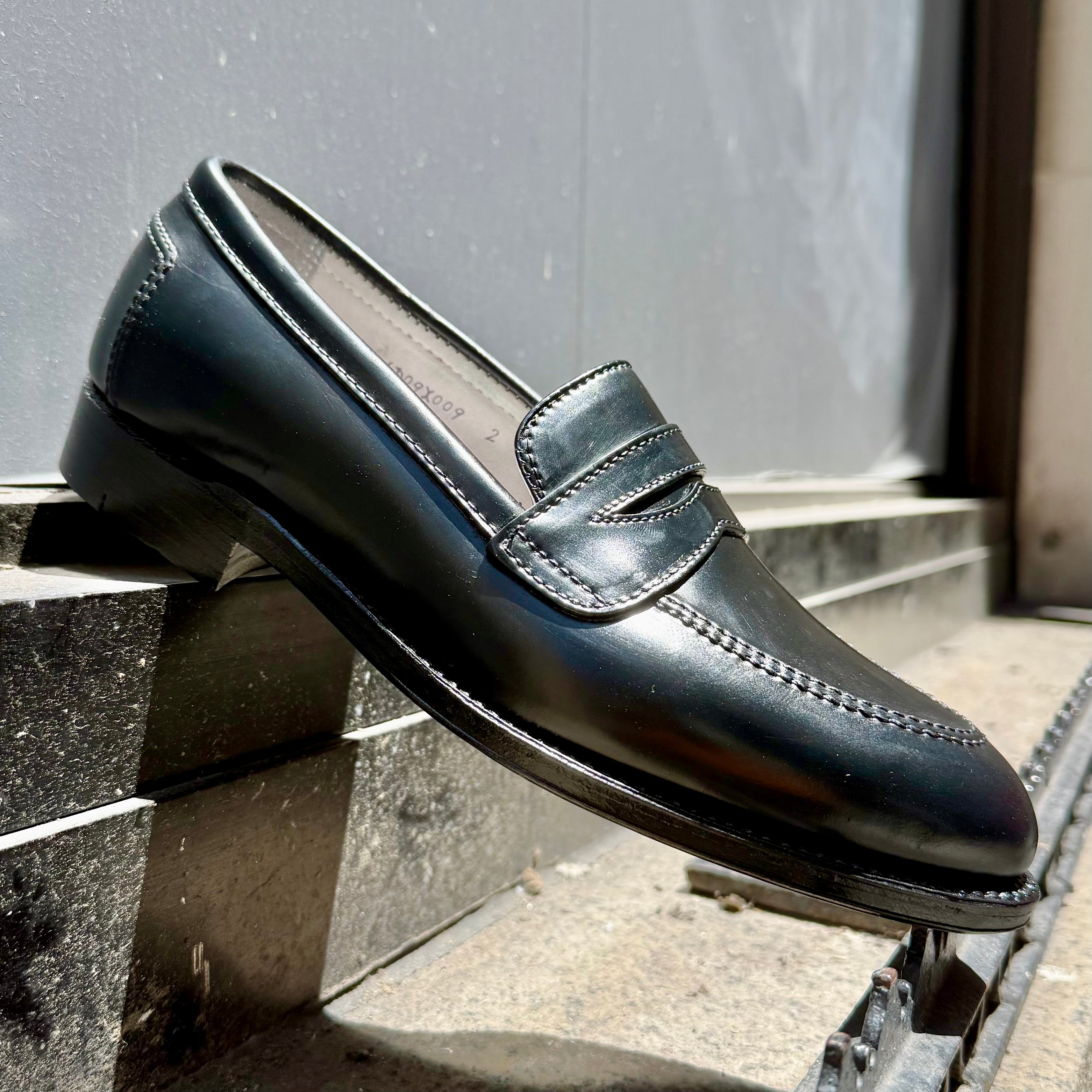 5751 - High Vamp Loafer in Black Shell – ALDEN SHOES