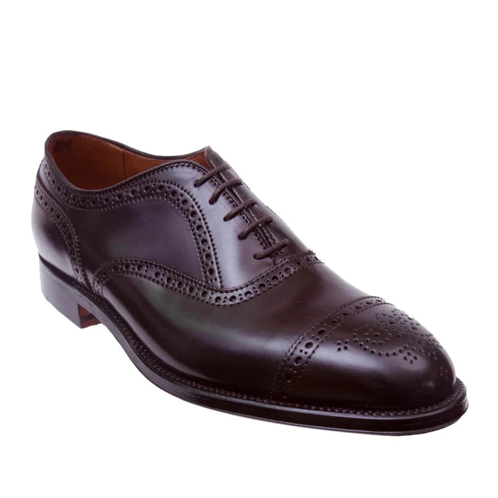 9854 - Medallion Cap Toe Bal in Color 8 Shell Cordovan (Deposit)