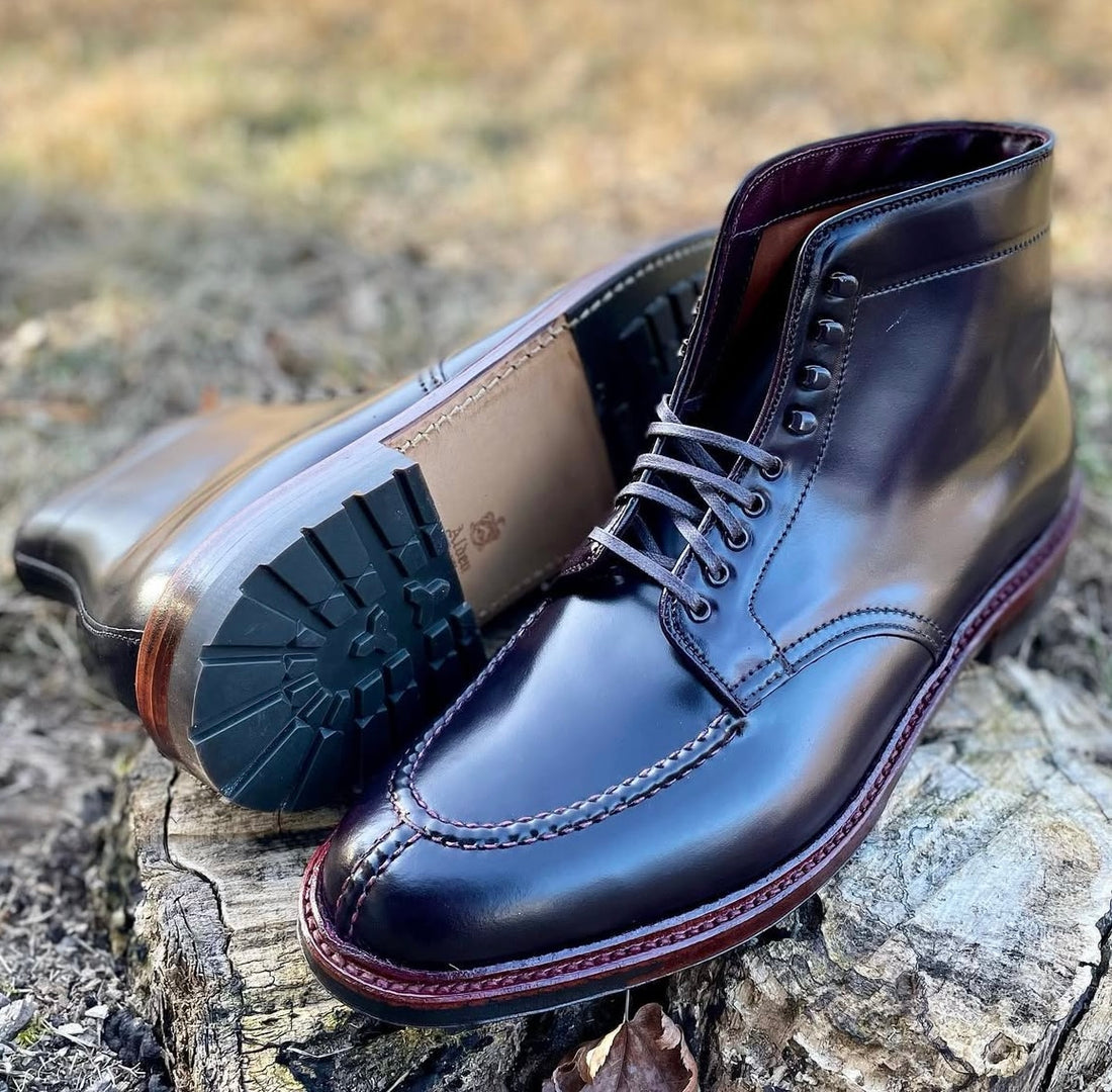 Shell Cordovan Riding Boots 40218HC - NST Tanker Boot in Color 8 Shell Cordovan – ALDEN SHOES