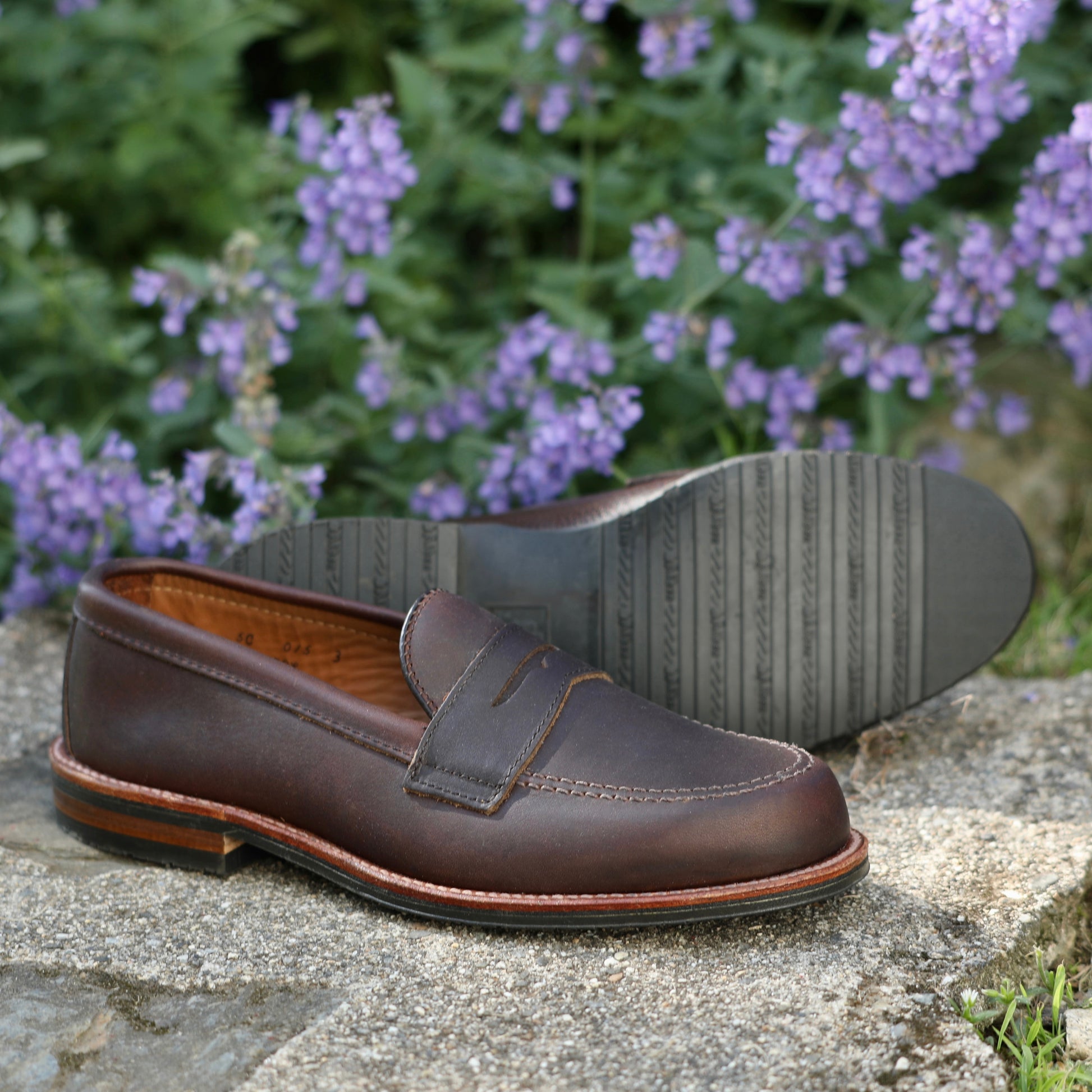 5730L- Penny Mocc in Kudu w Rubber Sole ALDEN SHOES 5730L- Penny Mocc in Kudu w Rubber Sole ALDEN SHOES
