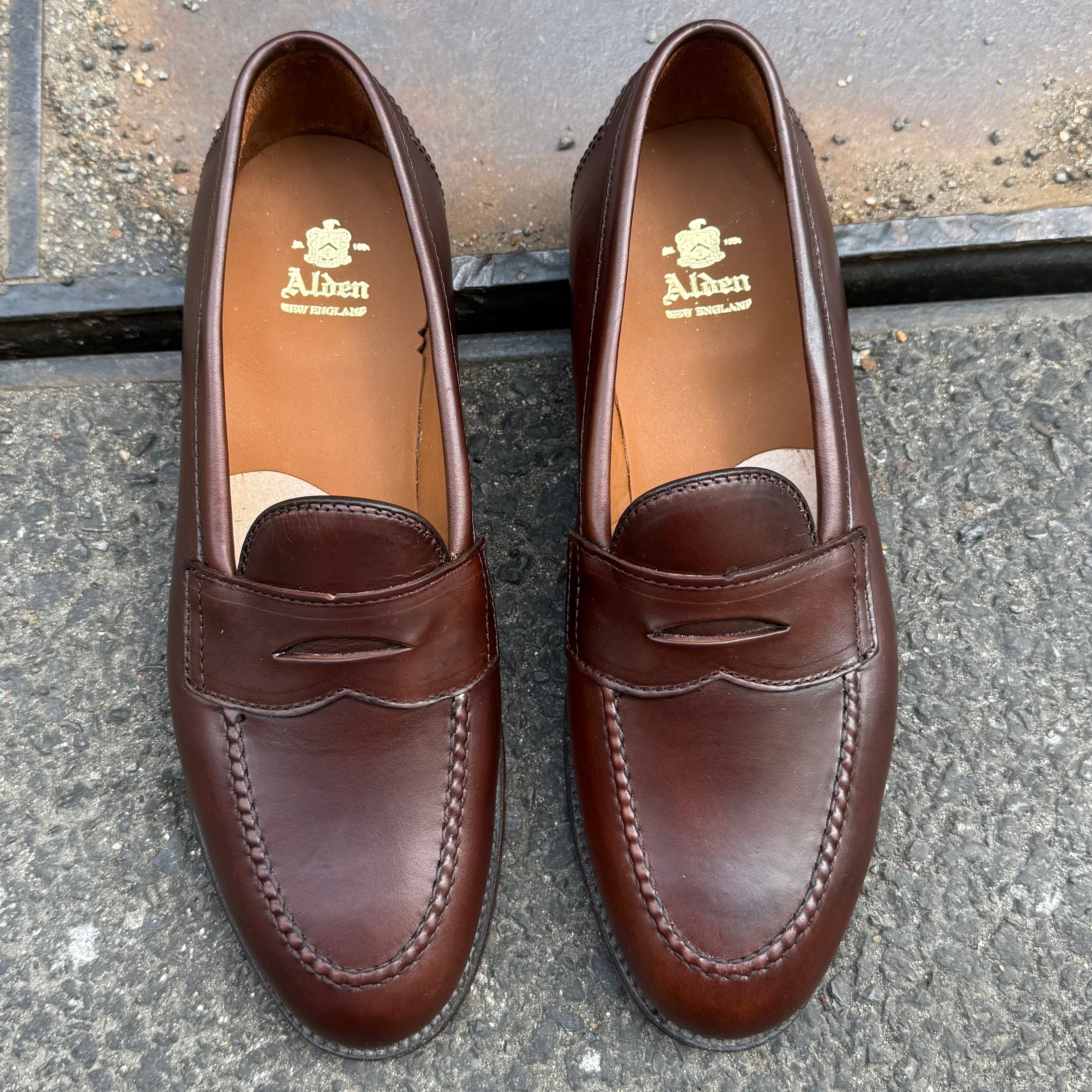 D5211 - Brown CXL Flex Penny Loafer – ALDEN SHOES