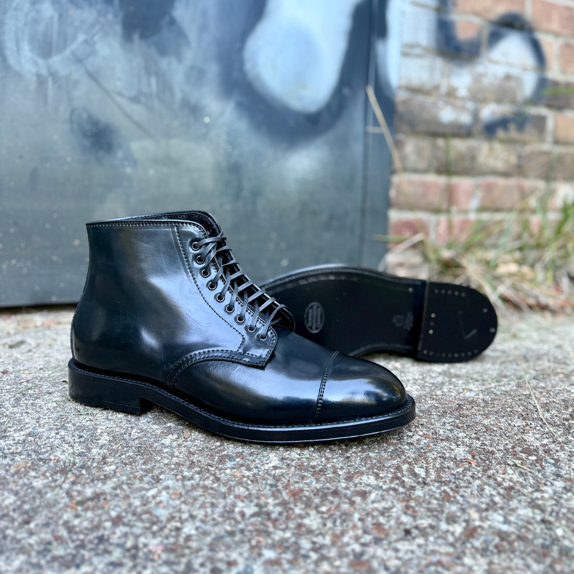 4065 Cap Toe Boot in Black Shell Cordovan - Main Image