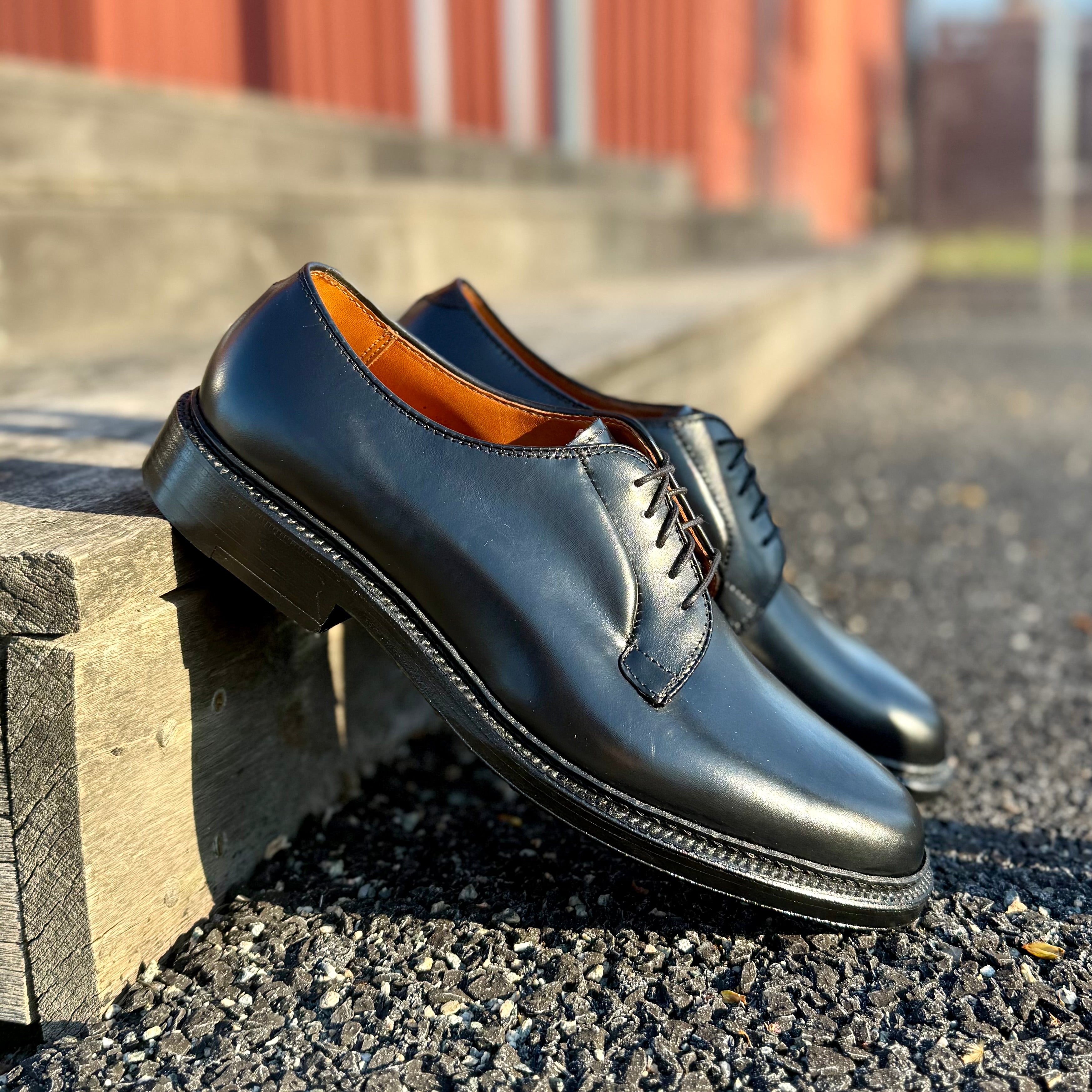 Alden オールデン 9901 黒 サイズ8.5E 9901 - Plain Toe Blucher Black in Shell Cordovan – ALDEN SHOES