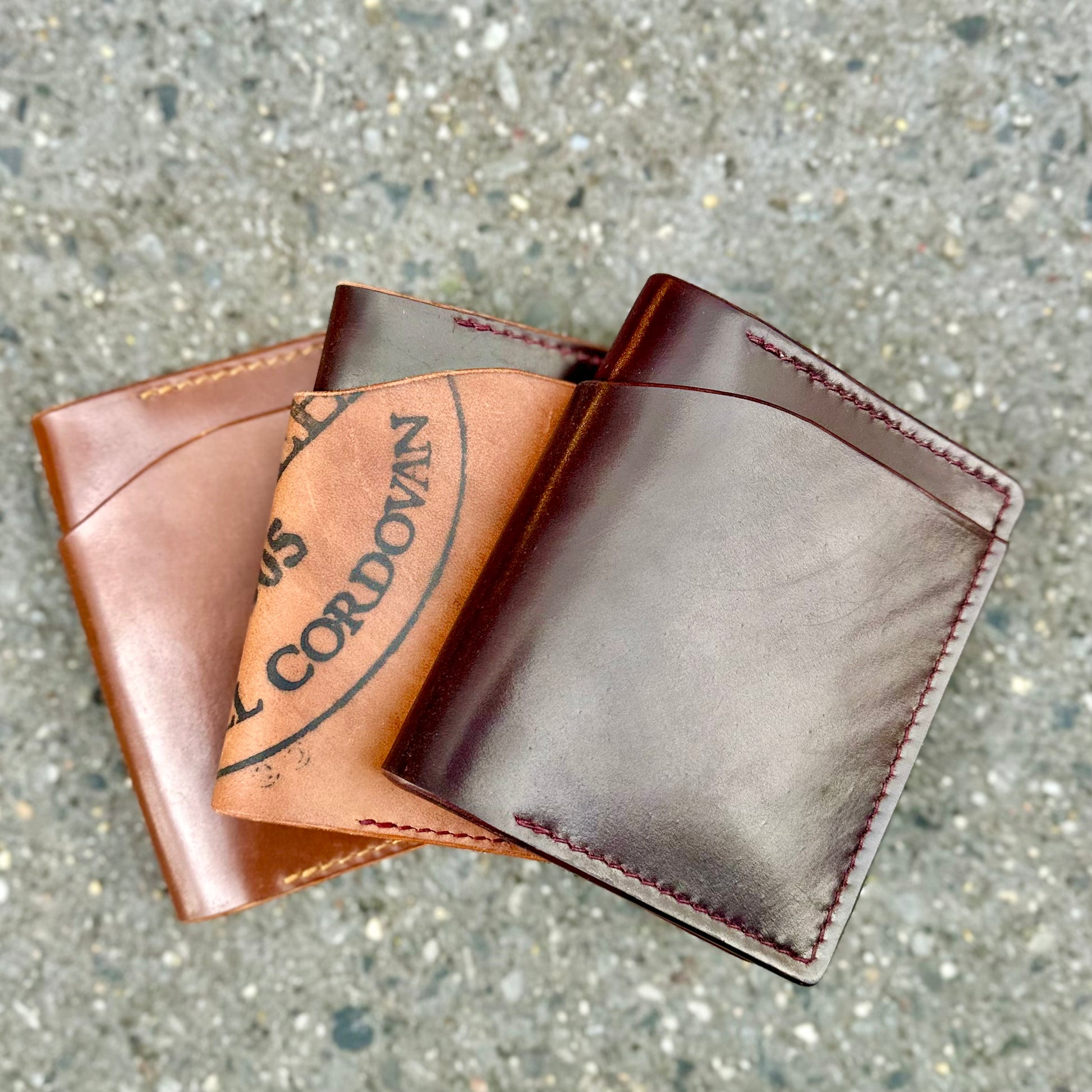 Herb Bi-Fold Wallet in Shell Cordovan – ALDEN SHOES Herb Bi-Fold Wallet in Shell Cordovan – ALDEN SHOES