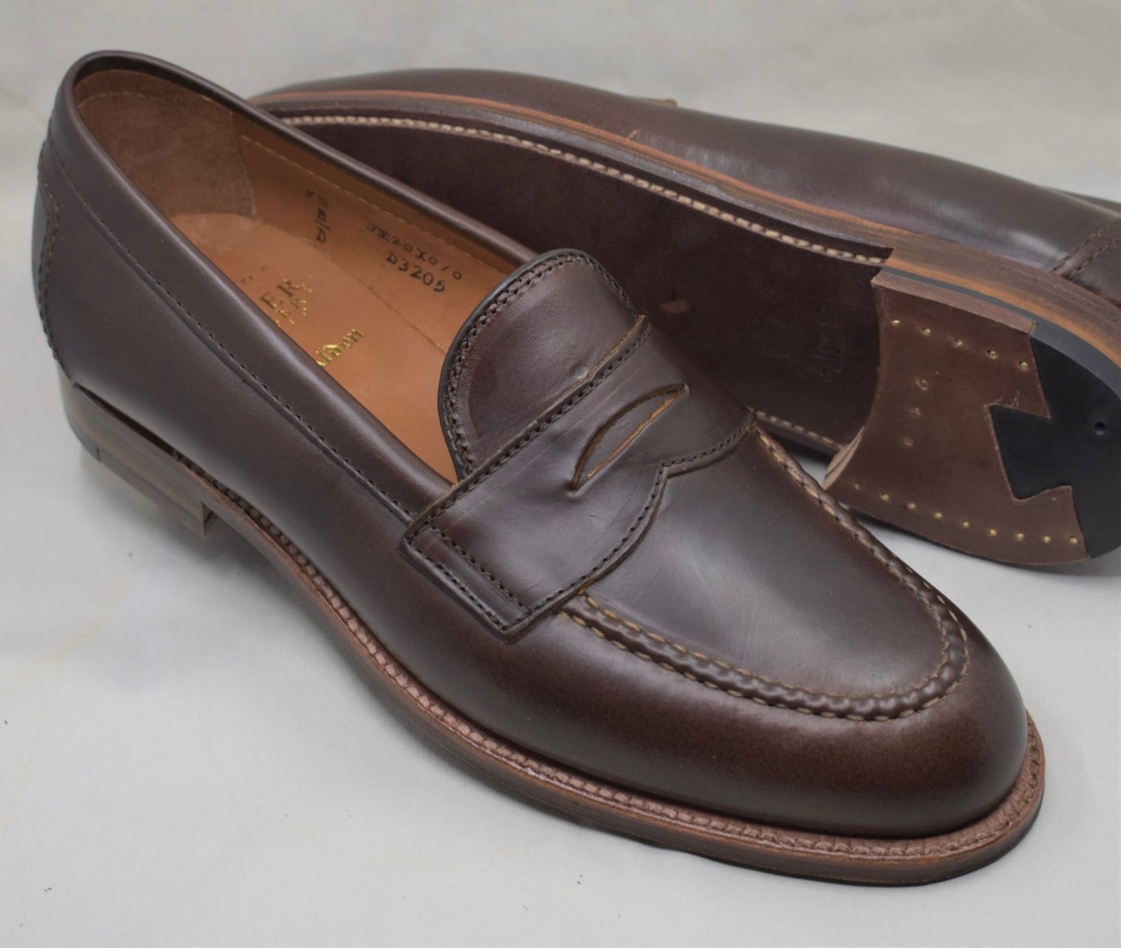 D5211 - Brown CXL Flex Penny Loafer – ALDEN SHOES