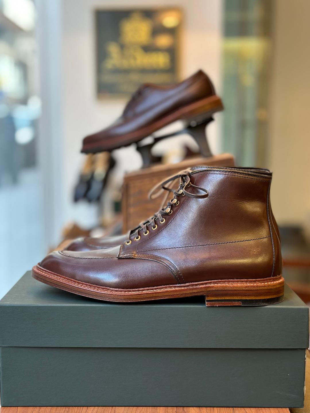 Shell Cordovan Alden Indy Alternative Indiana Jones Shoes Alden Top