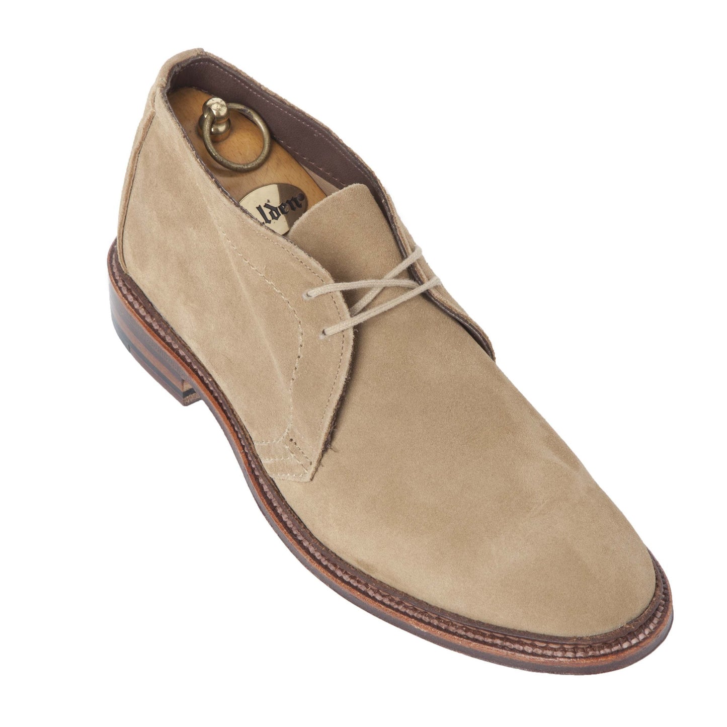1494 - Unlined Chukka  in Tan Suede