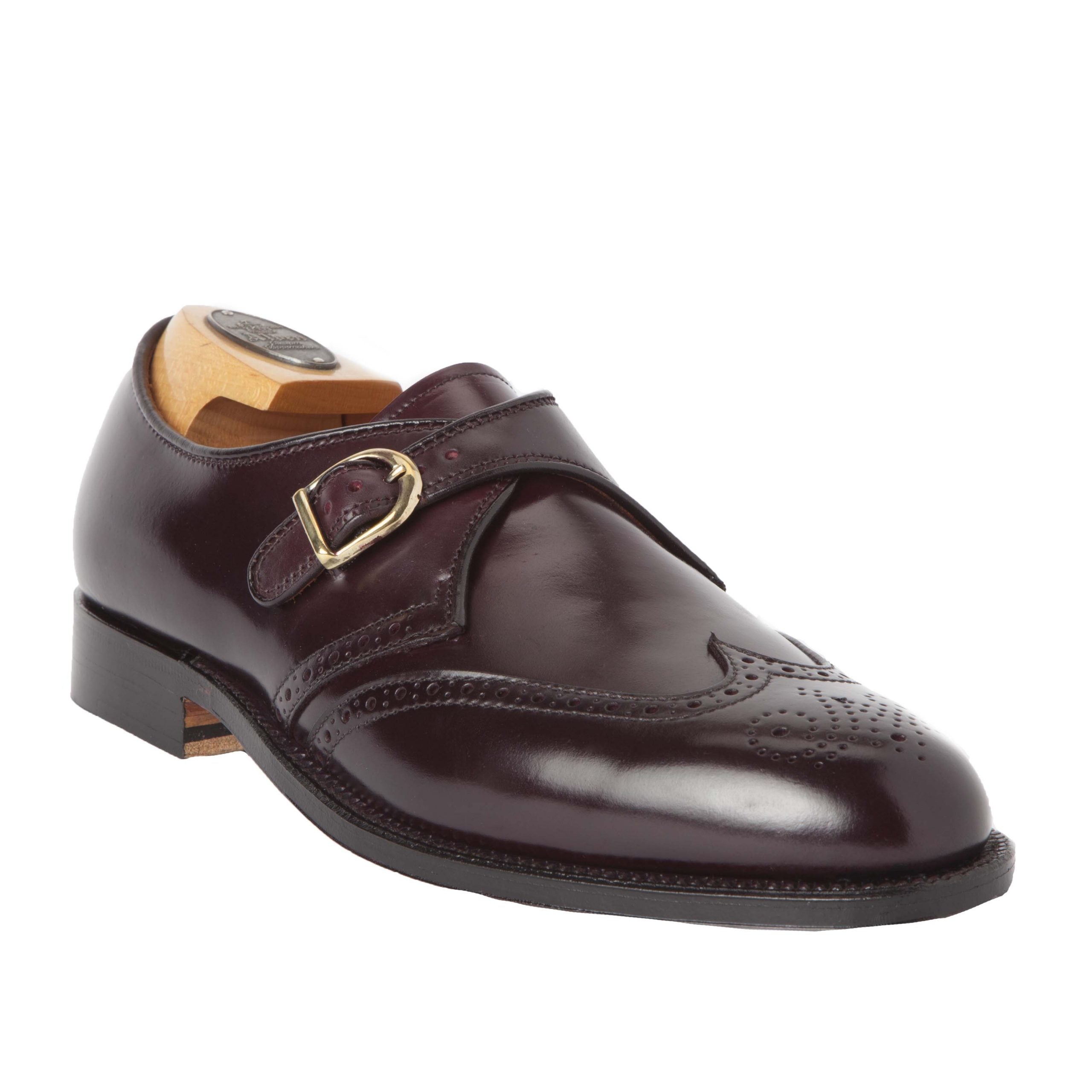 1671 - Wing Tip Monk Strap in Color 8 Shell Cordovan – ALDEN SHOES