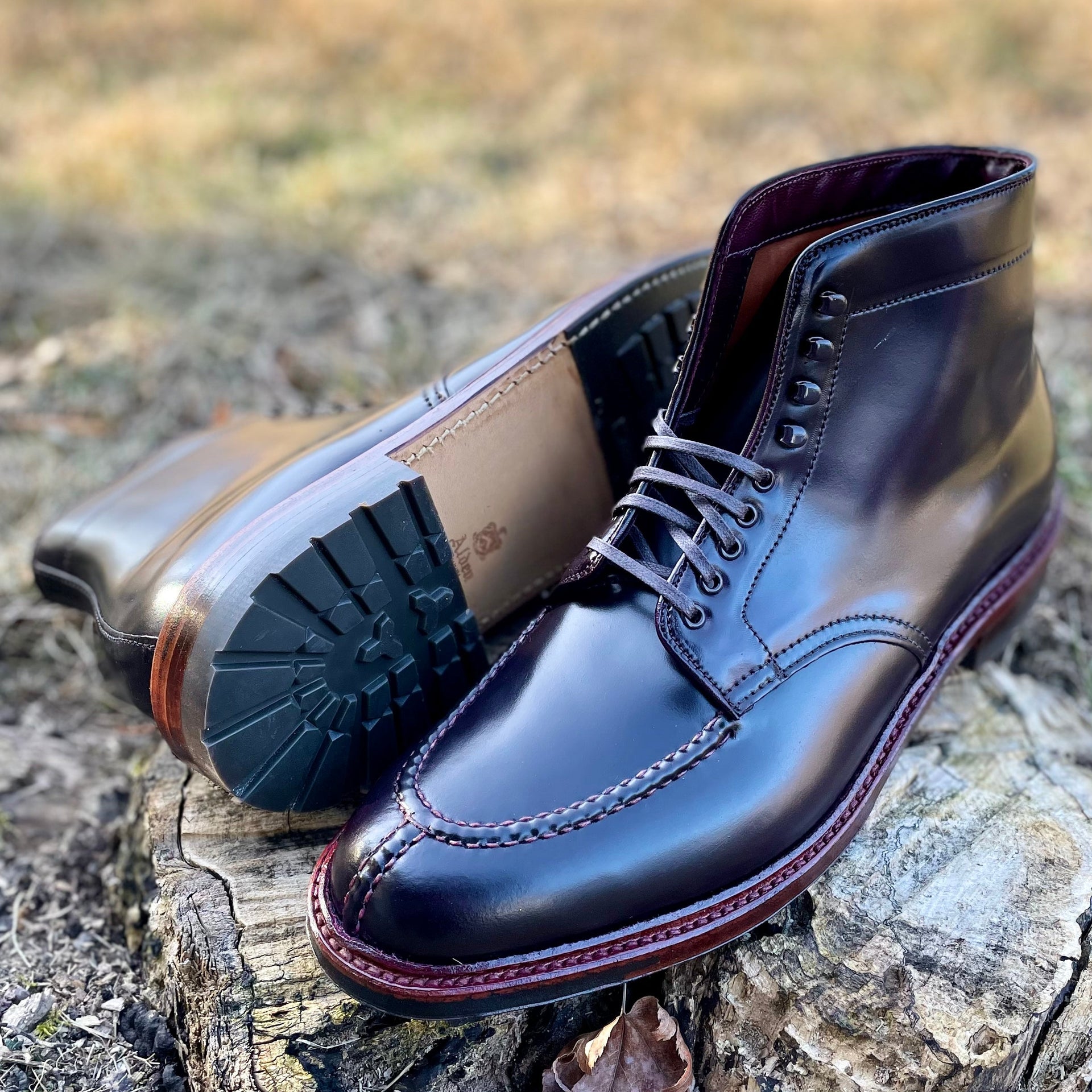 alden cordovan tanker boot