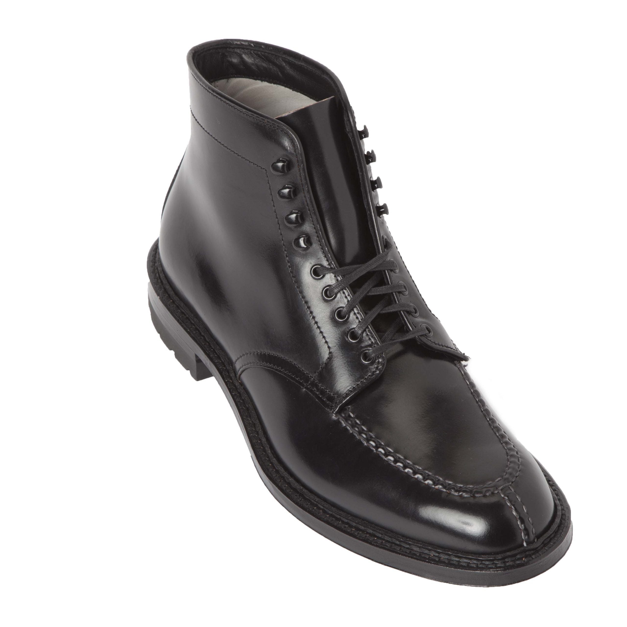 40219HC - NST Tanker Boot in Black Shell Cordovan