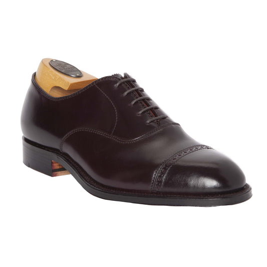 9015 - Straight Tip Bal  in Color 8 Shell Cordovan