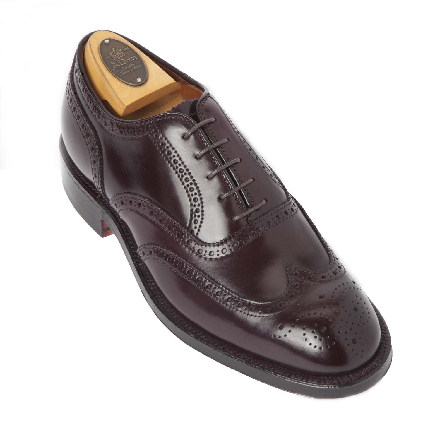 974 - Wing Tip Bal Color 8 Shell Cordovan