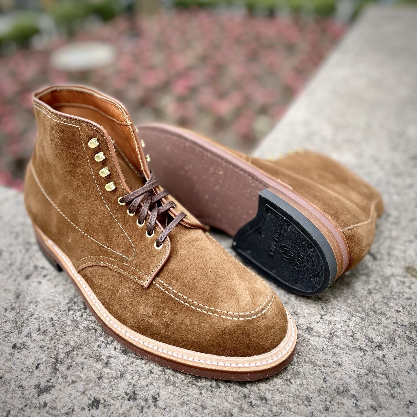 D1903H - "Dade" Indy Boot in Snuff Suede