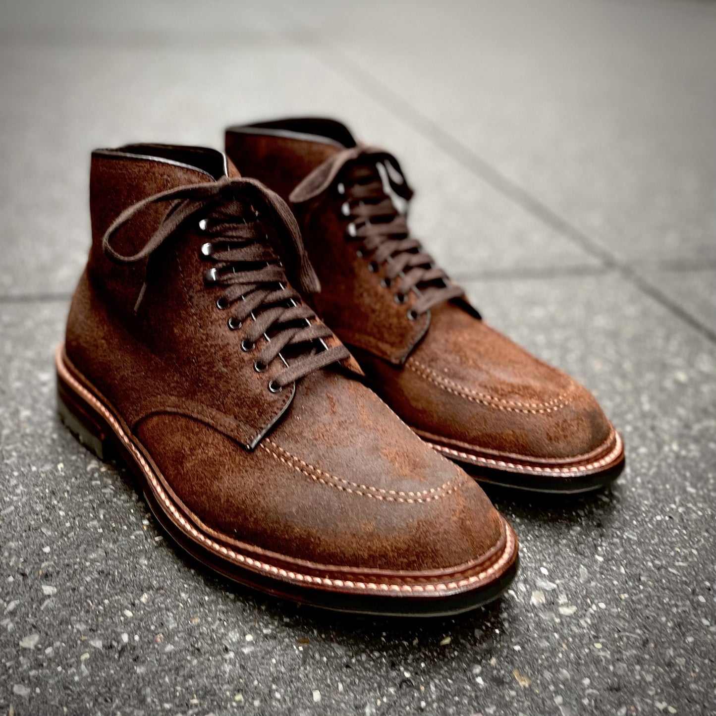 4015HC - Indy Boot in Tobacco Reverse Chamois